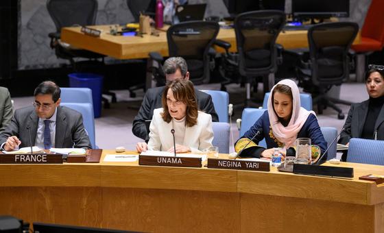 Жоржет Ганьон в Совете Безопасности. (Архив)